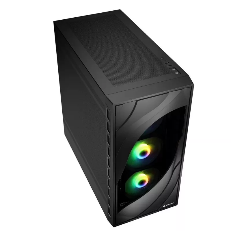 Sharkoon REBEL C80M RGB Midi Tower Melns