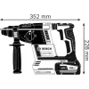 BOSCH. SDS+ Āmurs Gbh 18V-26 Solo 2,6 J