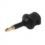 Toslink/3.5 mm optiskās šķiedras adapteris ShiverPeaks BS69050 melns