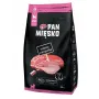PAN MIĘSKO Teļa gaļa ar paipalu (kucēns) čipsi L - Sausā barība suņiem - 20kg