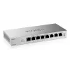 Zyxel GS1200-8HPV3 pārvaldāms L2 līmeņa Gigabit Ethernet (10/100/1000) slēdzis ar PoE atbalstu, pelēks, galda tipa