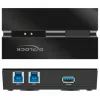 DeLOCK 11495 datora datu pārslēdzējs 5 Gbit/s, melns, plastmasa