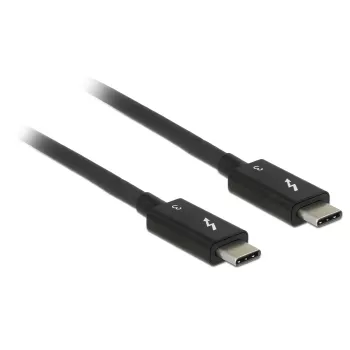 USB kabelis DeLOCK 84847 USB 3.2 Gen 2 2m USB C melns
