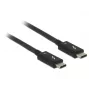 USB kabelis DeLOCK 84847 USB 3.2 Gen 2 2m USB C melns