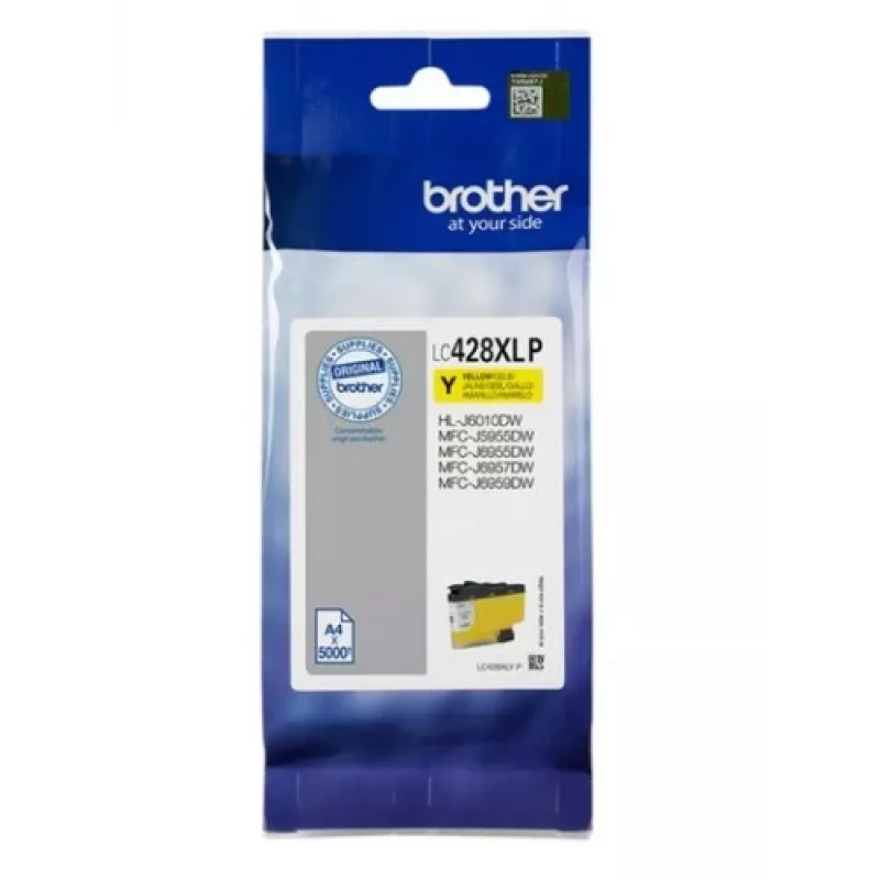 Brother LC-428XLYP tintes kasetne 1 gab. Oriģināla Dzeltena