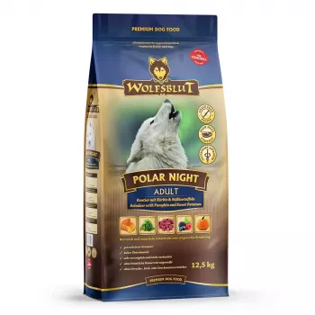 WOLFSBLUT Polar Night Reindeer ar saldajiem kartupeļiem - sausā suņu barība - 12,5 kg