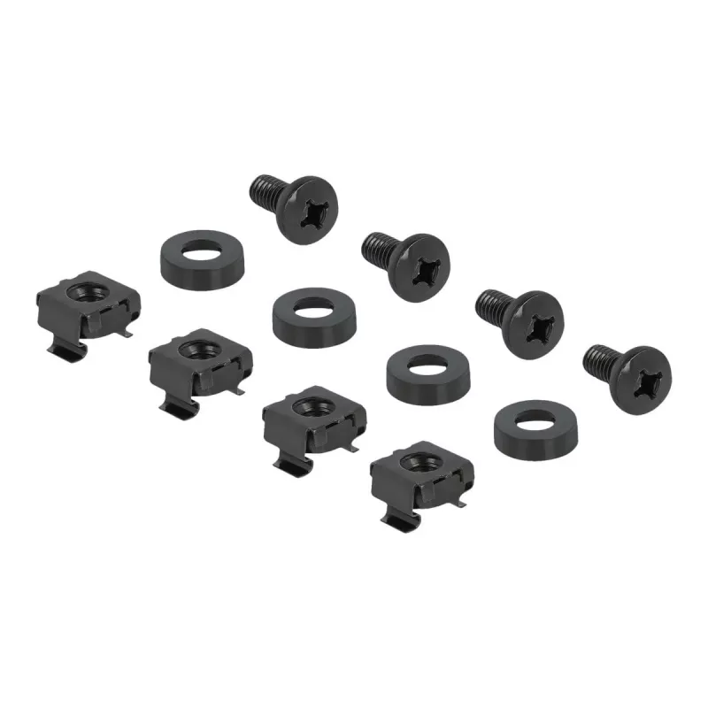 Kabeļu sliede DeLOCK 66884 melna 180 mm platums 482 mm dziļums 90 mm augstums