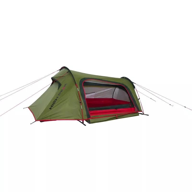 High Peak Sparrow LW kupolveida telts 2 personām Zaļa, Sarkana