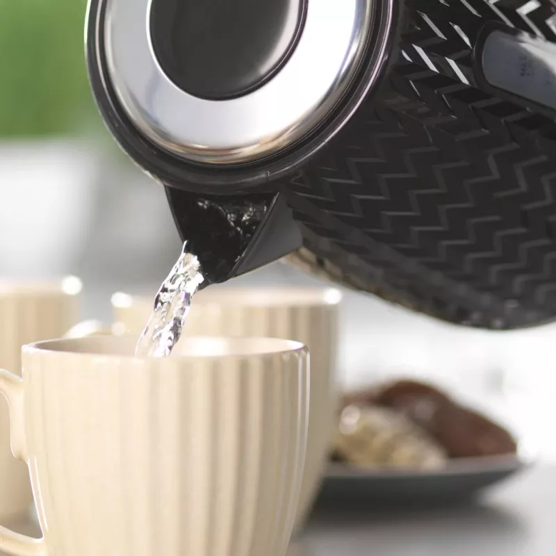 Elektriskā tējkanna Petra 1,7 L 2200 W melna