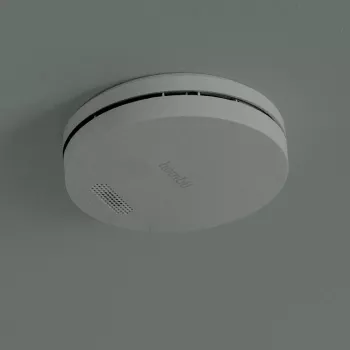 Dūmu detektors Hombli HBSA-0108 bezvadu fotoelektrisks 3V litija