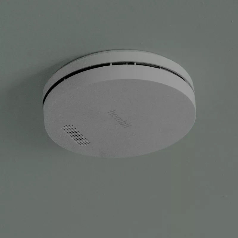 Dūmu detektors Hombli HBSA-0108 bezvadu fotoelektrisks 3V litija