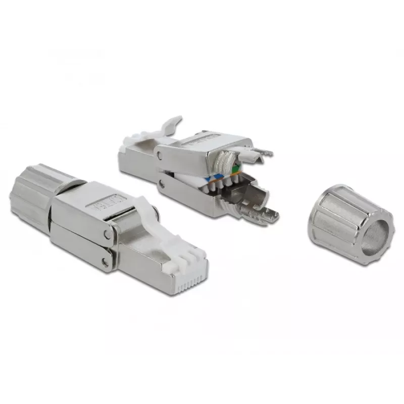 Vadu savienotājs DeLOCK 86477 RJ-45 Pelēks