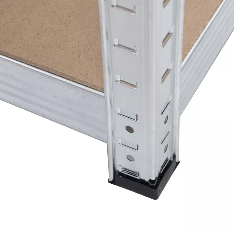 Plaukts GreenBlue GB378, cinkots metāls, 5 plaukti, cinkots tērauds, 900×400 mm, max 75 kg uz plauktu