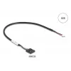 DeLOCK 90892 seriālais pārveidotājs/atkārtotājs/izolators USB 2.0 RS-232 Zaļš Nerūsējošais tērauds