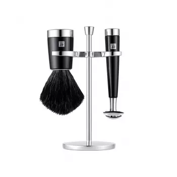 ZWILLING CLASSIC 3-daļīgs skūšanās komplekts ar drošības skuvekli, otu un statīvu