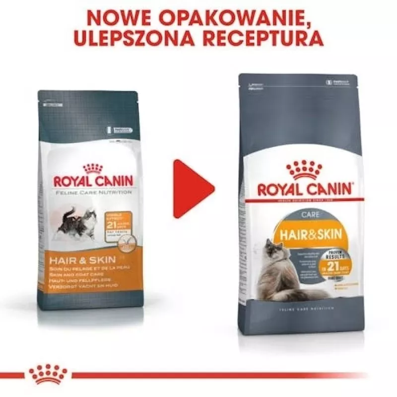 Royal Canin Hair & Skin Care Adult sausā kaķu barība, 2 kg