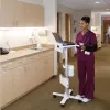 Ergotron StyleView klēpjdatora ratiņi, SV10 - ratiņi piezīmjdatoram - medicīniski - metāls - balts, alumīnijs - ekrāna izmērs: līdz 43,2 cm (līdz 43,20cm (17)) (SV10-1100-0)