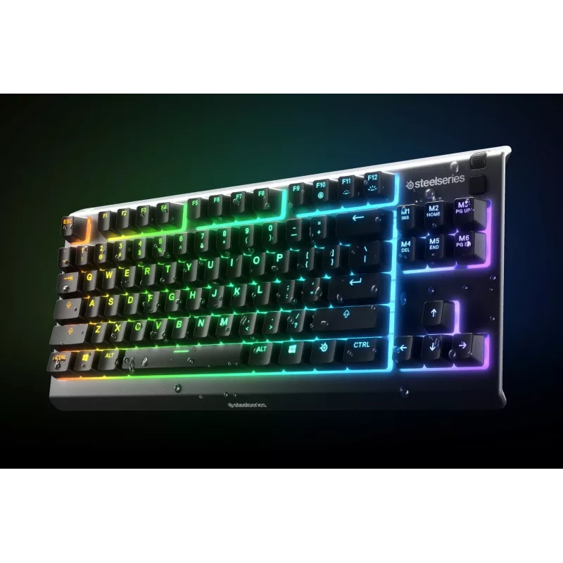 Steelseries APEX 3 TKL tastatūra USB QWERTY US English melna