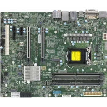 SUPERMICRO X12SAE - Mātesplate - ATX - LGA1200 ligzda - W480 - USB-C Gen2, USB 3.2 Gen 1, USB 3.2 Gen 2 - Gigabit LAN, 2.5 Gigabit LAN - Iebūvētā grafika - HD Audio