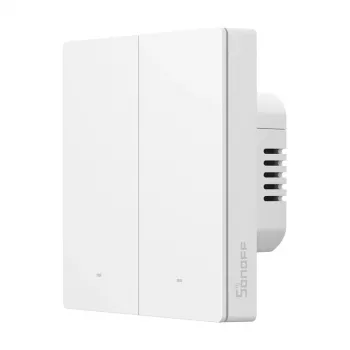 Sonoff ZBM5-2C-86W (2-kanālu) Zigbee viedais skārienjutīgais sienas slēdzis