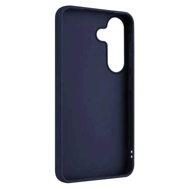 Telefona aizmugures vāciņš FIXED Samsung Galaxy S25 — gumijas, zils