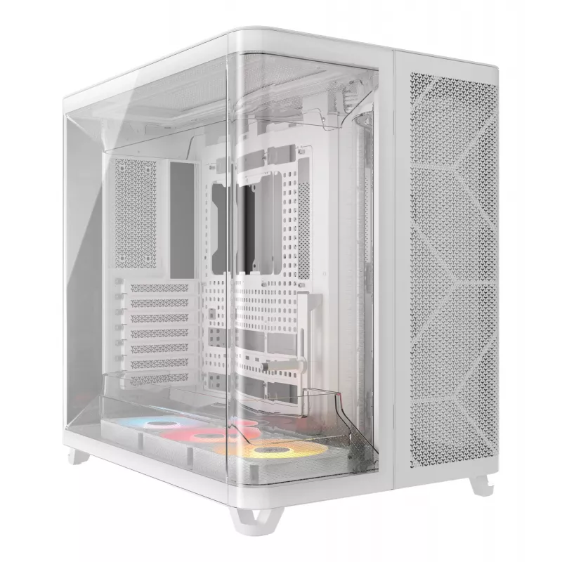 PC case Corsair AIR 5400 RS-R ARGB Midi Tower balta