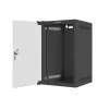 Sienas stiprinājuma statīvs LANBERG WF10-2309-10B 9U, 469×280×310 mm, 10 collu dziļums, melns, IP20