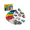 LEGO Classic Creative Vehicles Colourful Model Cars Kit Featuring a Police Car Toy & 11023 Classic zaļa Baseplate Square 32x32 Stud Building Grass