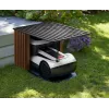 Aizsargājošā garāža Ecovacs GOAT G1-GARAGE PRO Premium robotizētajam zāles pļāvējam GOAT G1-2000, segta glabāšanas un uzlādes stacija