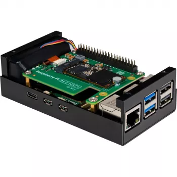 Raspberry Pi RB-ALUCASEP5-M2 Melns