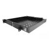 Delock - plaukta atvilktne - melna - 1U - 48,3 cm (19 inch)