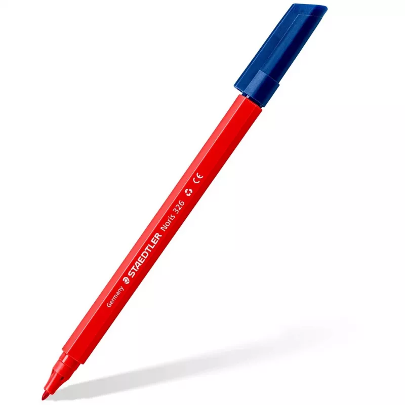 Fineliner pildspalvas Staedtler 326 C10 E1, ultra smalks 1 mm uzgalis, dažādas krāsas, 10 gab. iepakojumā
