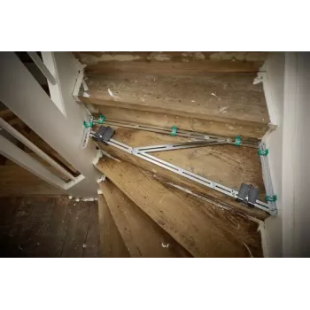 wolfcraft GmbH kāpņu mērīšanas šablons