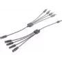 shiverpeaks ®-PV4 T-Adapter Cable Set, 4/1, 6mm², Melns/Melns, 30cm (BS02-21054)