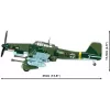 Konstrukciju komplekts Cobi Blocks Junkers JU 87G-2 Stuka 571 gab. modeļa komplekts
