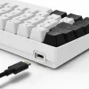 Sharkoon SGK50 S4 tastatūra Mājas USB QWERTZ Vācu Balta RGB LED 60%