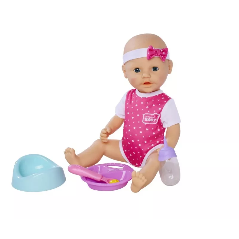 Lelle SIMBA New Born Baby Hungry Baby 38 cm – reālistiska mazuļa lelle, 38 cm