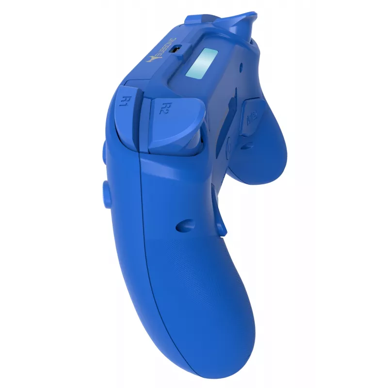 Bezvadu LED kontrolieris SUBSONIC SA5639-3 priekš PS4 un PC, zils bezvadu spēļu kontrolieris