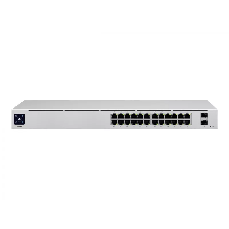 Ubiquiti UniFi 24 portu PoE pārvaldāms L2/L3 Gigabit Ethernet (10/100/1000) Power over Ethernet (PoE) 1U sudraba