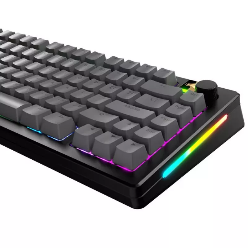 Taustiņu vāciņi GLORIOUS GPBT Basics PBT Dye-Sub Armor pelēka ANSI izkārtojums