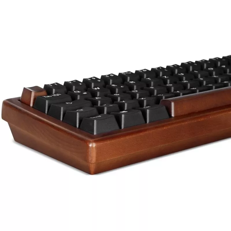 Sharkoon 100068100 tastatūra birojam USB QWERTZ vācu koka krāsā 61 taustiņi RGB LED