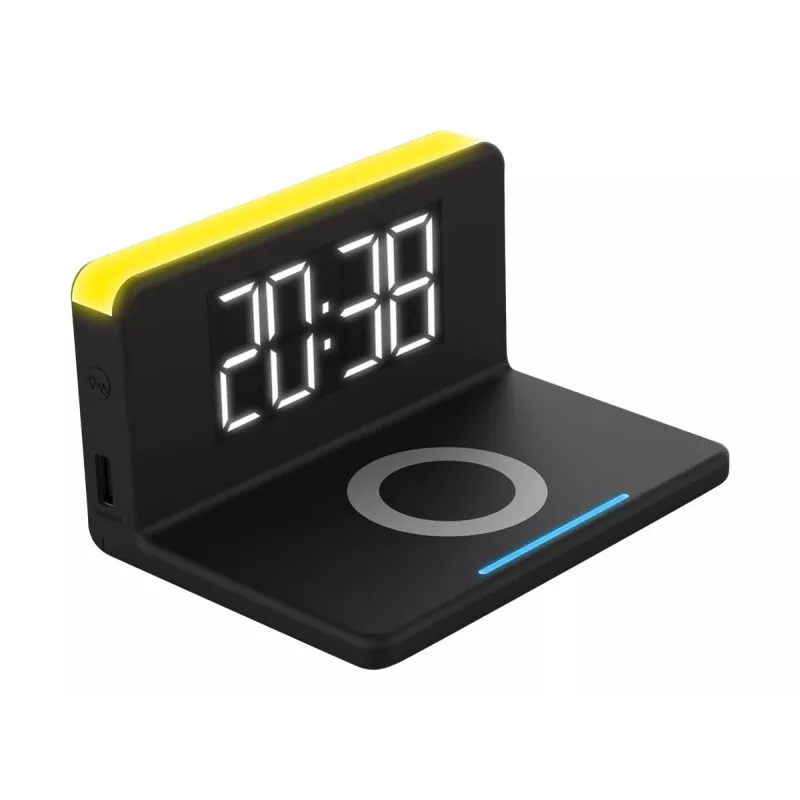 Modinātājpulkstenis Terratec ChargeAir Digital Melns Dzeltens 286141