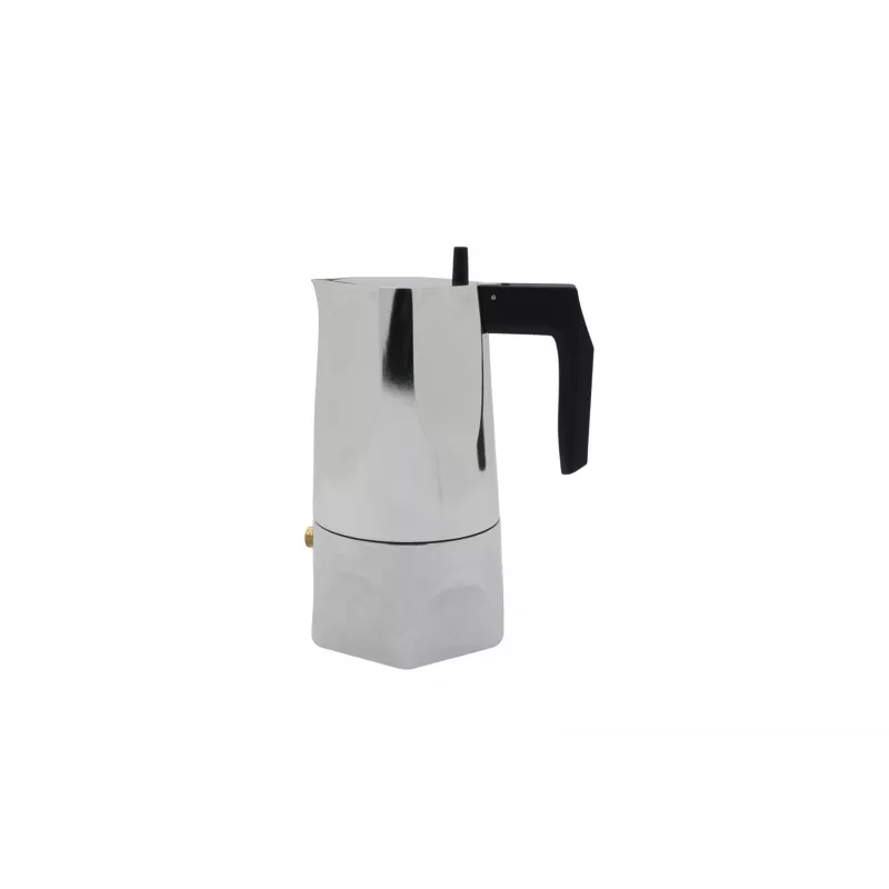 Alessi MT18/3 Espresso automāts Ossidiana, nerūsējošais tērauds, Alu, 3.5 x 18.5 x 40.5 cm