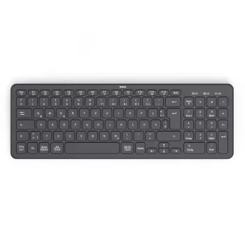 Bezvadu daudzaparatūras tastatūra WK-300 melna