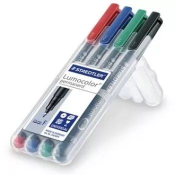 Pastāvīgais marķieris ar smalku galu Staedtler Lumocolor 318 WP4