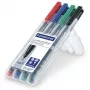 Pastāvīgais marķieris ar smalku galu Staedtler Lumocolor 318 WP4