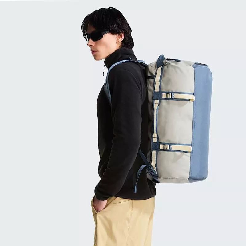 Ceļojumu soma The North Face Base Camp Duffel S - akmens plāksne/granīta pelēks