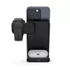 Iekštelpu lādētājs Crong CRG-MSPS-BLK viedpulkstenim melns Lightning USB bezvadu