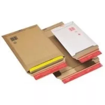 ColomPac piegādes aploksne, brūns gofrētais kartons, A4+, iekšējie izmēri 235 x 340 x -35 mm – 20 gab. iepakojumā (CP 010.04)