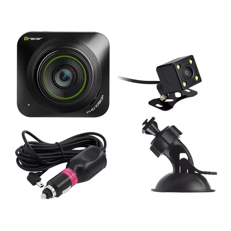 Auto kamera Tracer 2.2D FHD TUCANA (G-sensors, stāvēšana, kustība, aizmugures kamera)